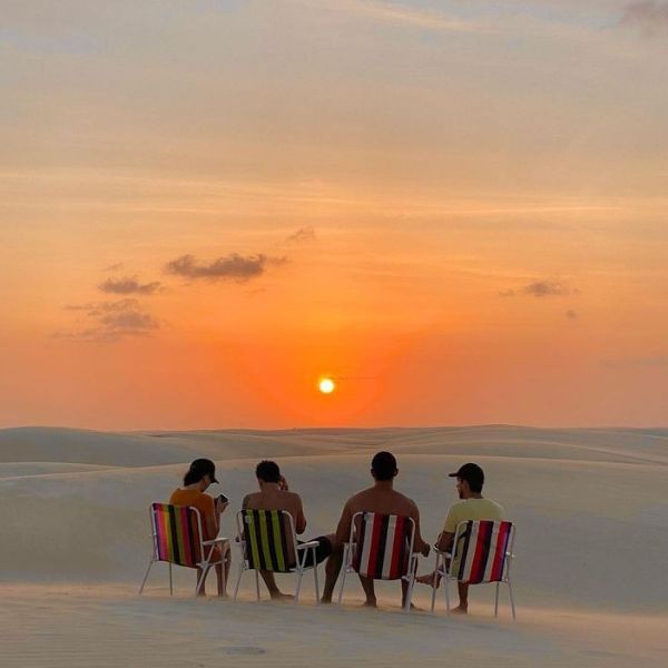 Cliente nos Lençóis Maranhenses
