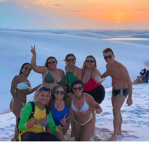 Cliente nos Lençóis Maranhenses
