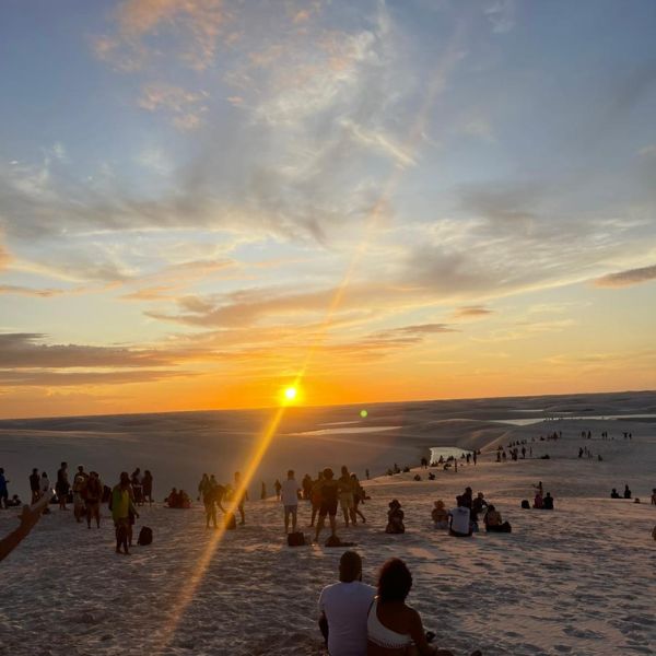 Cliente nos Lençóis Maranhenses